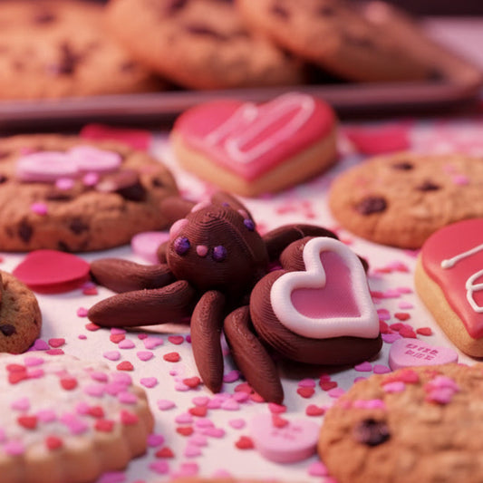 Spiders - Tiny Heart Cookie Spider